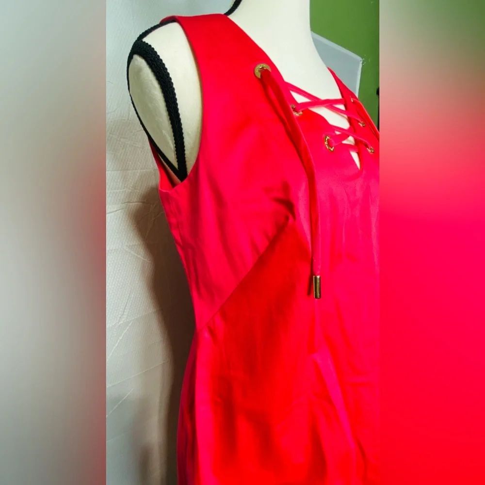CALVIN KLEIN SLEEVELESS PINK DRESS - Picture 3 of 10